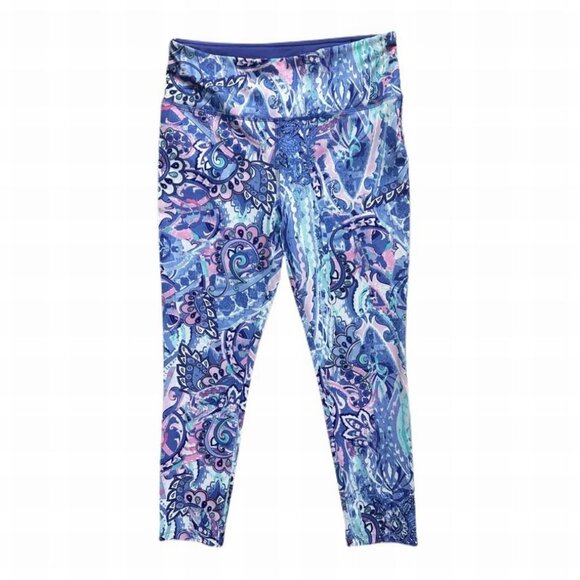 Vogo Athletica paisley print yoga pants SIZE LARGE - Picture 1 of 2